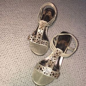 New York Transit Low Platform Dress Sandals